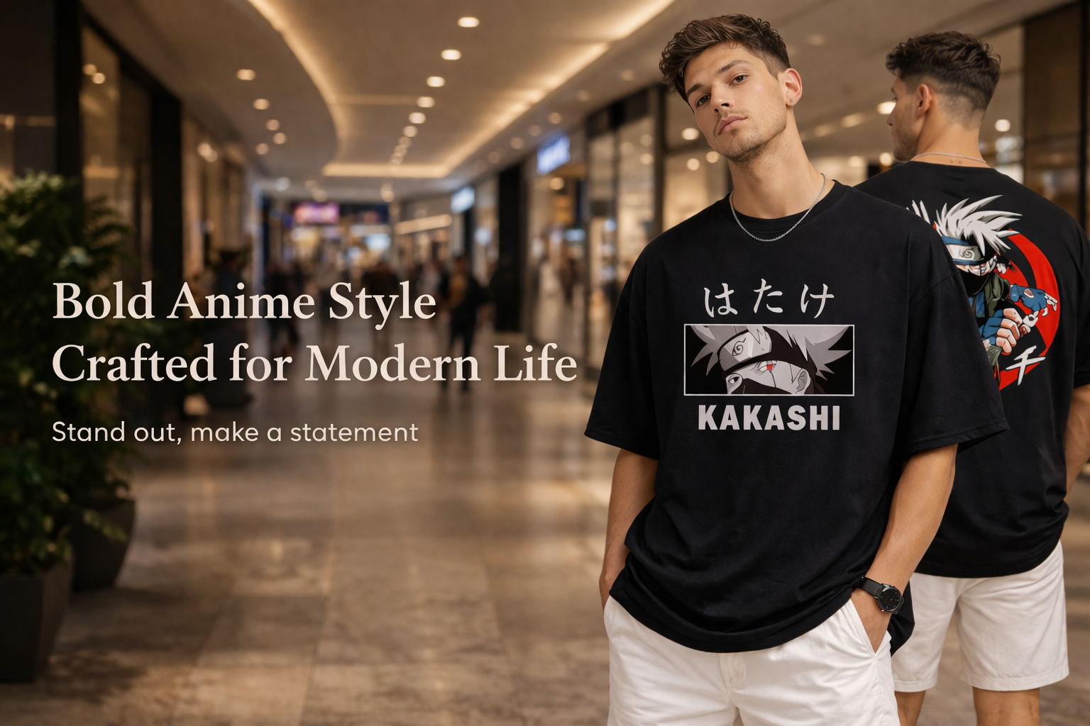 Bold anime style in fashion