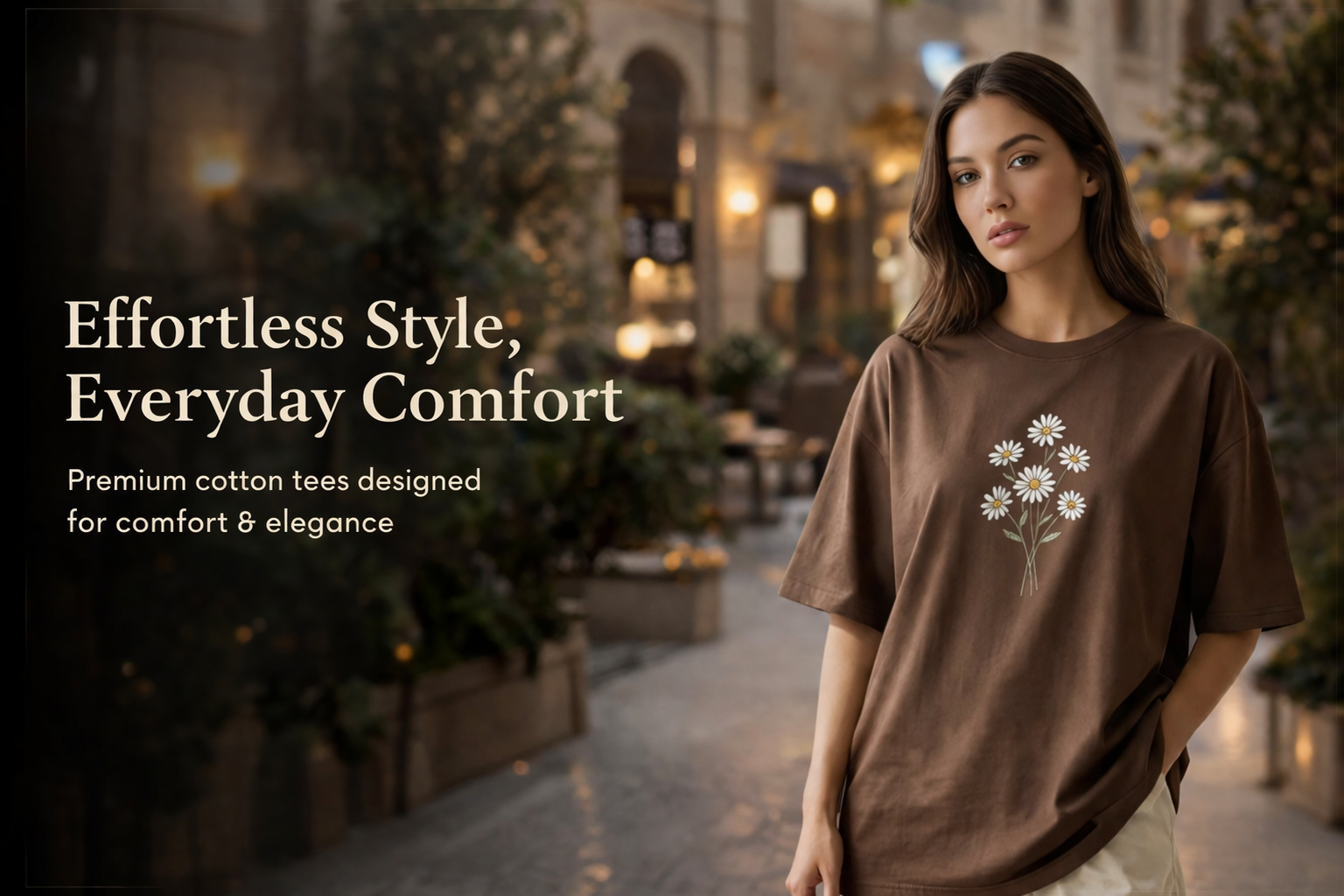 Effortless elegance in golden light